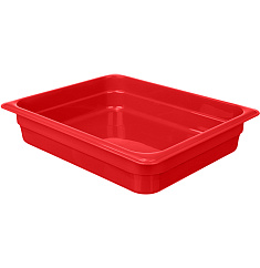 КОНТЕЙНЕР «ГАСТРОЕМКОСТЬ 1/2 H-65»  (красный)