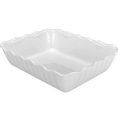 САЛАТНИК С ВОЛНИСТЫМИ КРАЯМИ 4Л (белый)