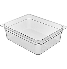 КОНТЕЙНЕР из поликарбоната «ГАСТРОЕМКОСТЬ 1/2 H-100» (прозрачный)