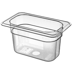 КОНТЕЙНЕР из поликарбоната «ГАСТРОЕМКОСТЬ 1/9 Н-100» (прозрачный)