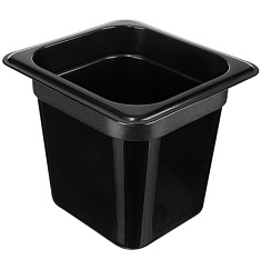 КОНТЕЙНЕР «ГАСТРОЕМКОСТЬ 1/6 H-150»    (черный)