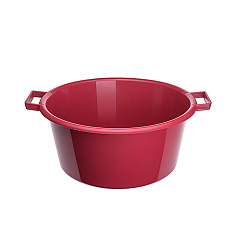 ТАЗ КРУГЛЫЙ ДИАМЕТР 400 ММ, 13Л (бордовый)