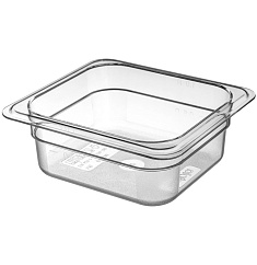 КОНТЕЙНЕР из поликарбоната «ГАСТРОЕМКОСТЬ 1/6 Н-65» (прозрачный)