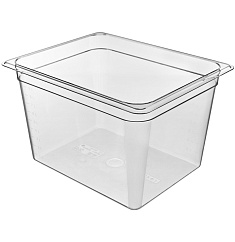 КОНТЕЙНЕР из поликарбоната «ГАСТРОЕМКОСТЬ 1/2 H-200» (прозрачный)