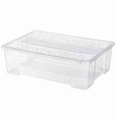 ЯЩИК УНИВЕРСАЛЬНЫЙ 570х380х170 ММ "ТЕХ-БОКС" 28Л (Бесцветный)