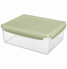 КОНТЕЙНЕР ДЛЯ ПРОДУКТОВ ГЕРМЕТИЧНЫЙ SMART LOCK ПРЯМОУГОЛЬНЫЙ 5,4Л (Зеленый)