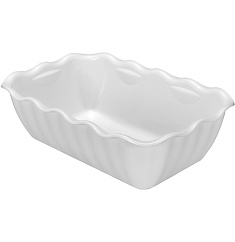 САЛАТНИК С ВОЛНИСТЫМИ КРАЯМИ 2Л (белый)