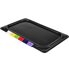 КРЫШКА ДЛЯ КОНТЕЙНЕРА «ГАСТРОЕМКОСТЬ 1/4»  (черная)