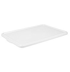 КРЫШКА ДЛЯ ЛОТКА ДЛЯ ТЕСТА (МНОГООБОРОТНАЯ) БЕЛАЯ 665Х440Х28ММ