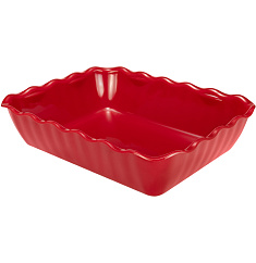 САЛАТНИК С ВОЛНИСТЫМИ КРАЯМИ 4Л (красный)