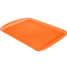 ПОДНОС (ОРАНЖЕВЫЙ-ПП) 450х350 ММ