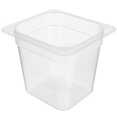 КОНТЕЙНЕР «ГАСТРОЕМКОСТЬ 1/6 H-150» (прозрачный)