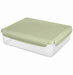 КОНТЕЙНЕР ДЛЯ ПРОДУКТОВ ГЕРМЕТИЧНЫЙ SMART LOCK ПРЯМОУГОЛЬНЫЙ 3,7Л (Зеленый)