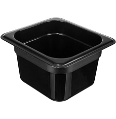 КОНТЕЙНЕР «ГАСТРОЕМКОСТЬ 1/6 H-100»    (черный)