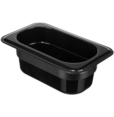 КОНТЕЙНЕР «ГАСТРОЕМКОСТЬ 1/9 H-65»   (черный)