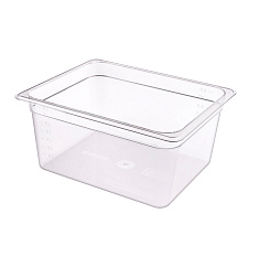 КОНТЕЙНЕР из поликарбоната «ГАСТРОЕМКОСТЬ 1/2 H-150» (прозрачный)