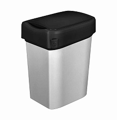 КОНТЕЙНЕР ДЛЯ МУСОРА METAL BIN 10Л (Черный)